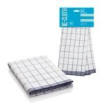 E-CLOTH E-Towel Classic Check Tea Towel – Blue
