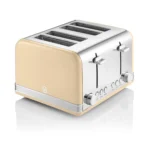SWAN Retro Toaster 4 Slice - Cream