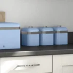 SWAN Retro Canisters Set of 3 - Blue - Image 4