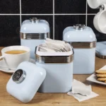 SWAN Retro Canisters Set of 3 - Blue - Image 6